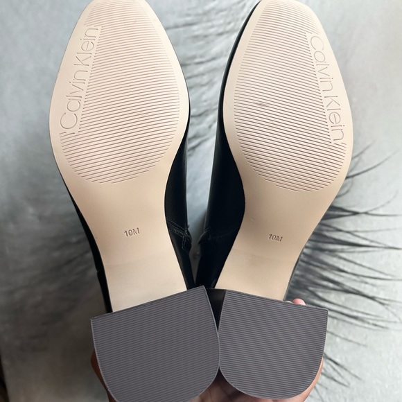 🌸CALVIN KLEIN🌸 Black Audrina Mid Calf Boot Size: 10 - Picture 13 of 13